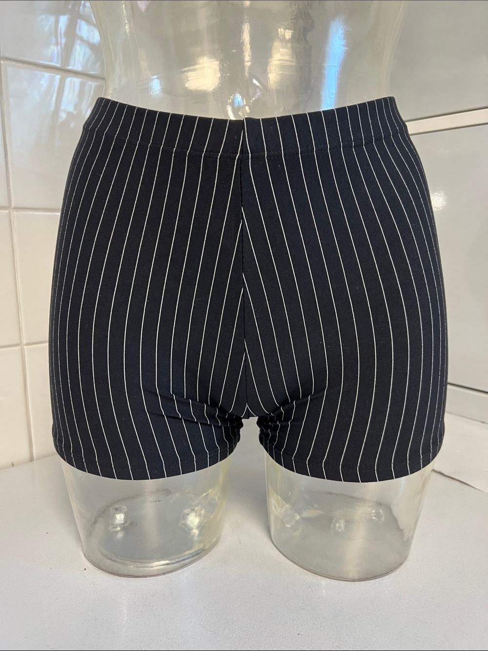 Pinstripe Dance Shorts